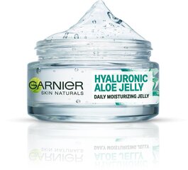 Kosteuttava geeli kasvovoide Garnier Skin Natural Hyaluronic Aloe Jelly 50 ml hinta ja tiedot | Kasvovoiteet | hobbyhall.fi