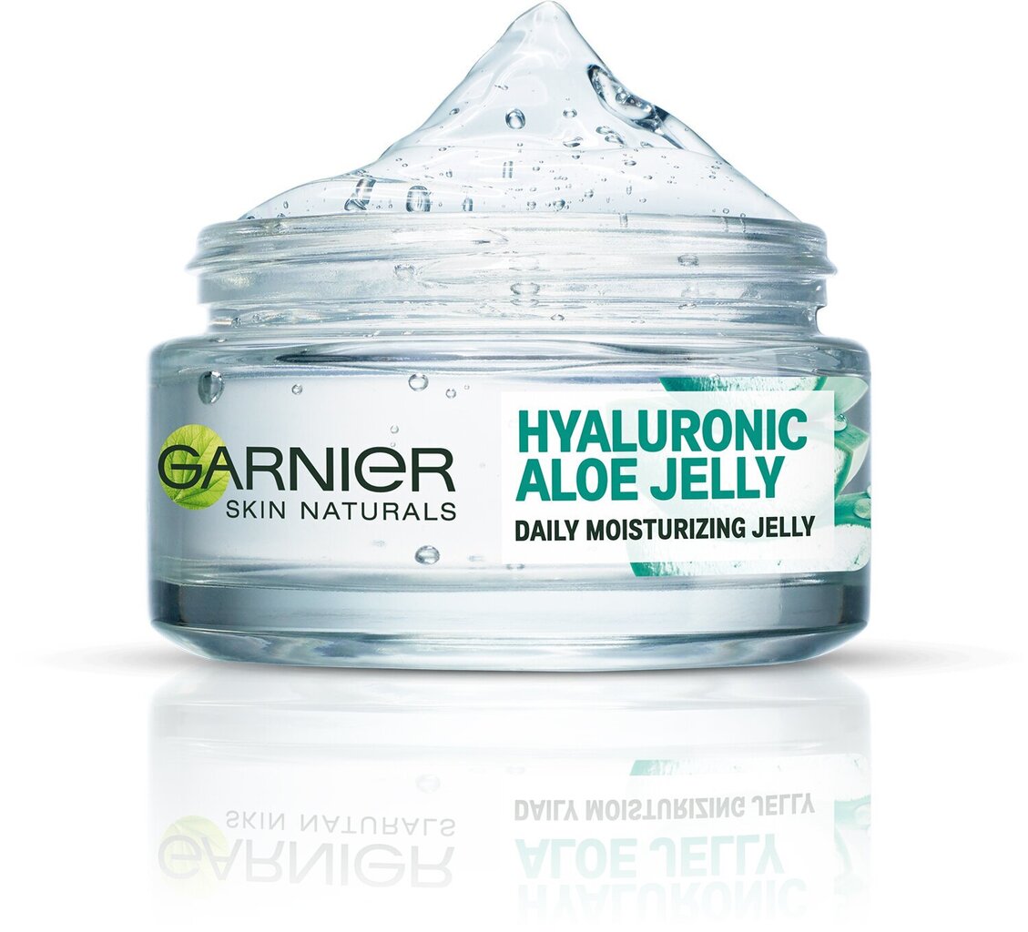 Kosteuttava geeli kasvovoide Garnier Skin Natural Hyaluronic Aloe Jelly 50 ml hinta ja tiedot | Kasvovoiteet | hobbyhall.fi