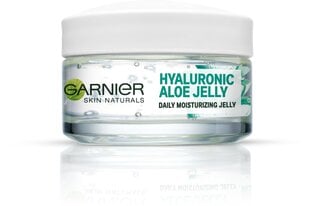 Kosteuttava geeli kasvovoide Garnier Skin Natural Hyaluronic Aloe Jelly 50 ml hinta ja tiedot | Kasvovoiteet | hobbyhall.fi