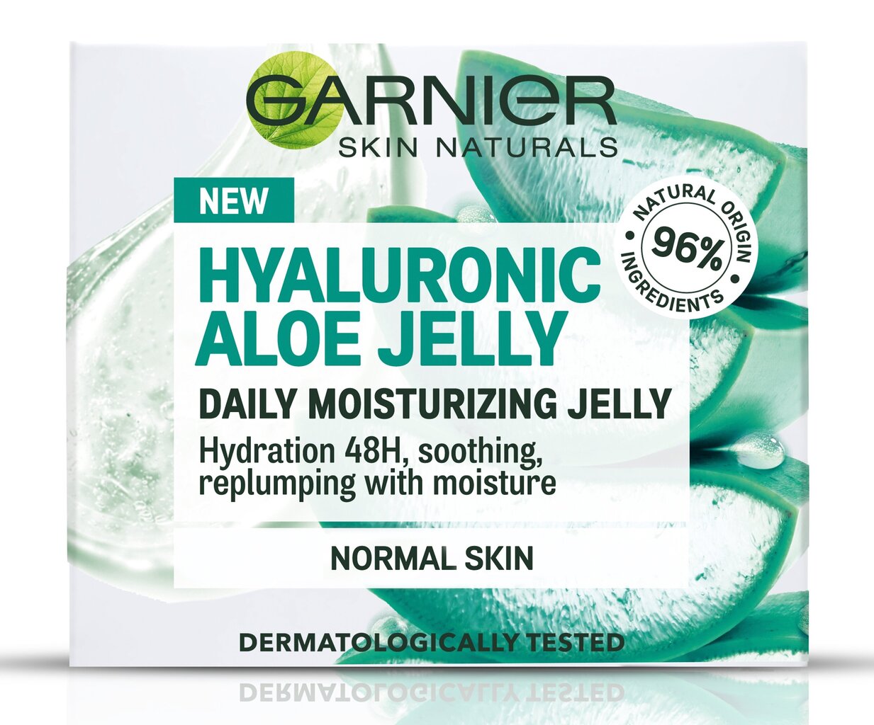 Kosteuttava geeli kasvovoide Garnier Skin Natural Hyaluronic Aloe Jelly 50 ml hinta ja tiedot | Kasvovoiteet | hobbyhall.fi