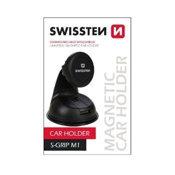 Pidike Swissten S-GRIP M1 Premium 360 Rotation, musta hinta ja tiedot | Puhelintelineet | hobbyhall.fi
