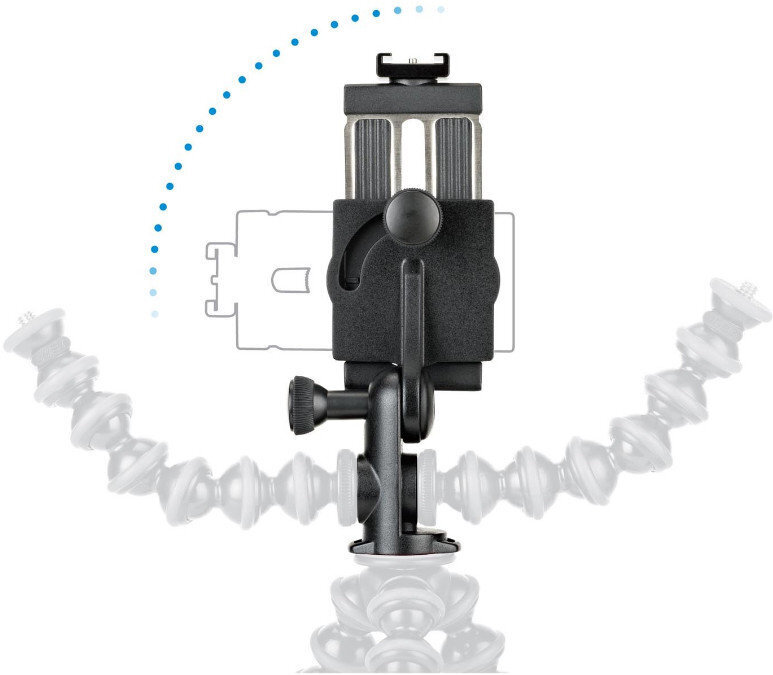 Joby-puhelimen kolmijalkasovitin GripTight Pro 2 Mount, musta/harmaa hinta ja tiedot | Puhelintelineet | hobbyhall.fi