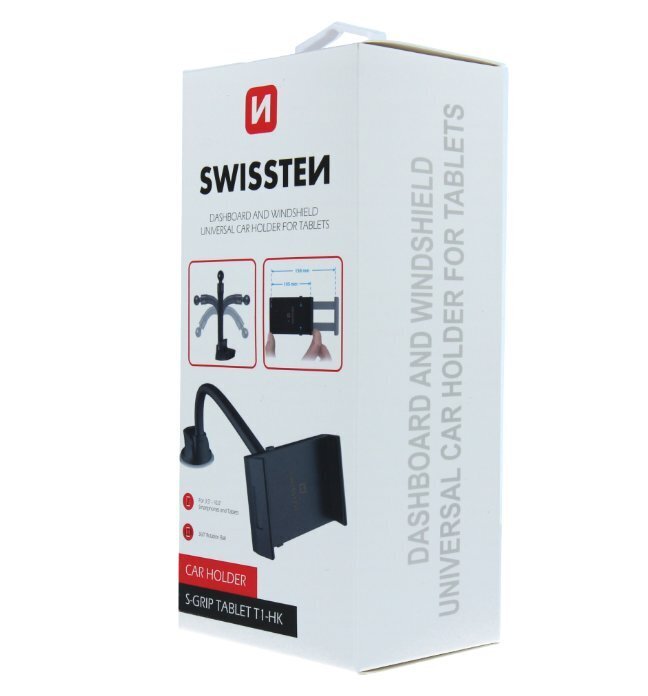 Swissten S-Grip T1-HK Universal Car CD / Radio Holder For Tablets / Phones / GPS Black hinta ja tiedot | Puhelintelineet | hobbyhall.fi