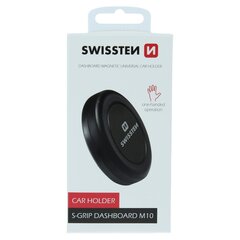 Swissten S-Grip M10 yleiskäyttöinen auton paneeliteline magneetilla laitteille, musta hinta ja tiedot | Puhelintelineet | hobbyhall.fi