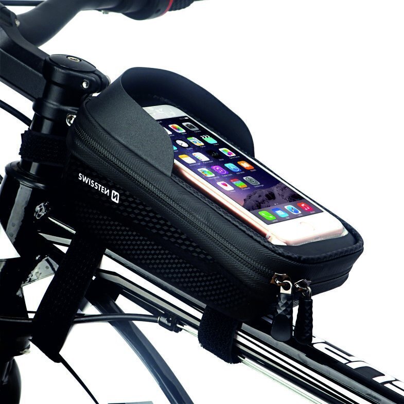 Swissten 740913 älypuhelimen runkolaukku polkupyörälle hinta ja tiedot | Puhelintelineet | hobbyhall.fi