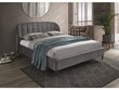 Signal Meble Liguria Velvet -sänky, 160 x 200 cm, harmaa hinta ja tiedot | Sängyt | hobbyhall.fi