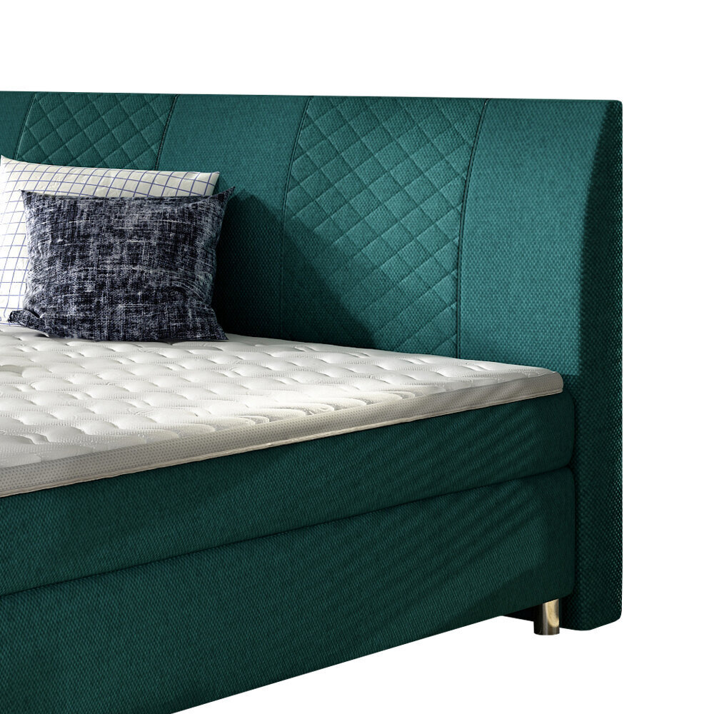Selsey Pelton -sänkypaketti, 160 x 200 cm, vihreä hinta ja tiedot | Sängyt | hobbyhall.fi