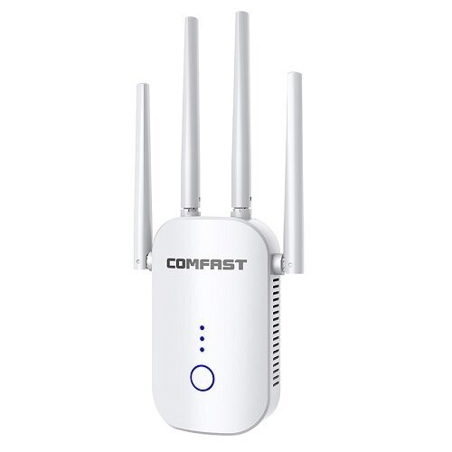 Wi-Fi Extender, 1200Mbps, 2.4GHz, 5GHz, 4 antenninen, seinään kiinnitettävä hinta ja tiedot | Reitittimet ja modeemit | hobbyhall.fi