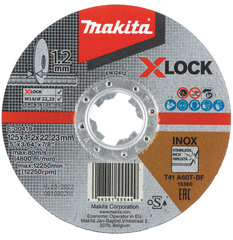 Katkaisulaikka X-Lock, 125 x 1,2 mm Makita hinta ja tiedot | Sahat ja sirkkelit | hobbyhall.fi