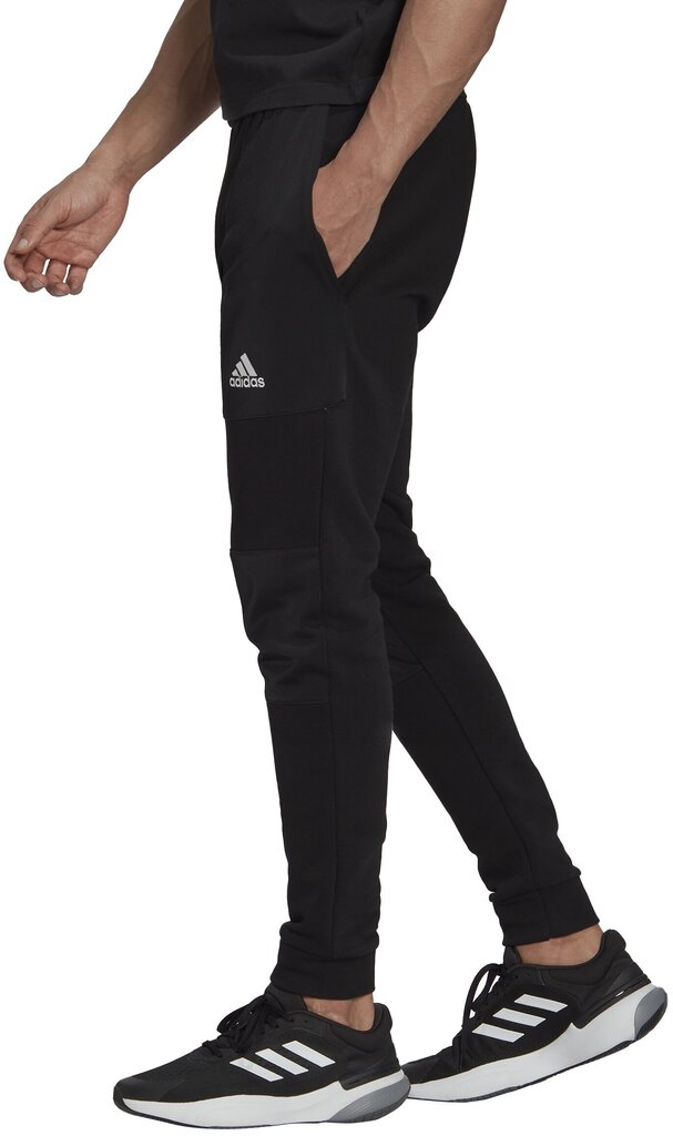 Adidas Housut M Bl q3 Pant Black HK0384 hinta ja tiedot | Miesten urheiluvaatteet | hobbyhall.fi