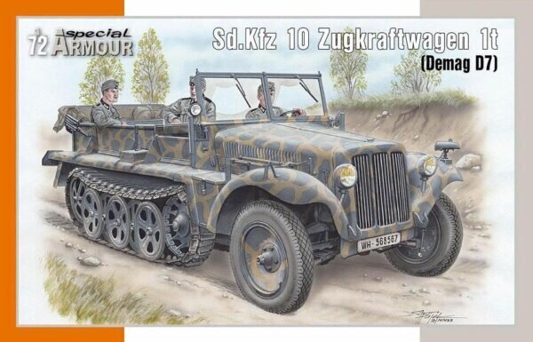 Sd.Kfz 10 Zugkraftwagen 1t Demag D7 1:72 SPECIAL HOBBY SA72021 hinta ja tiedot | Poikien lelut | hobbyhall.fi