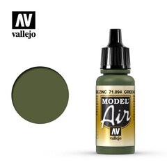 Pale Green 17 ml. Model Air 71095 Vallejo hinta ja tiedot | Taide- ja askartelutarvikkeet | hobbyhall.fi