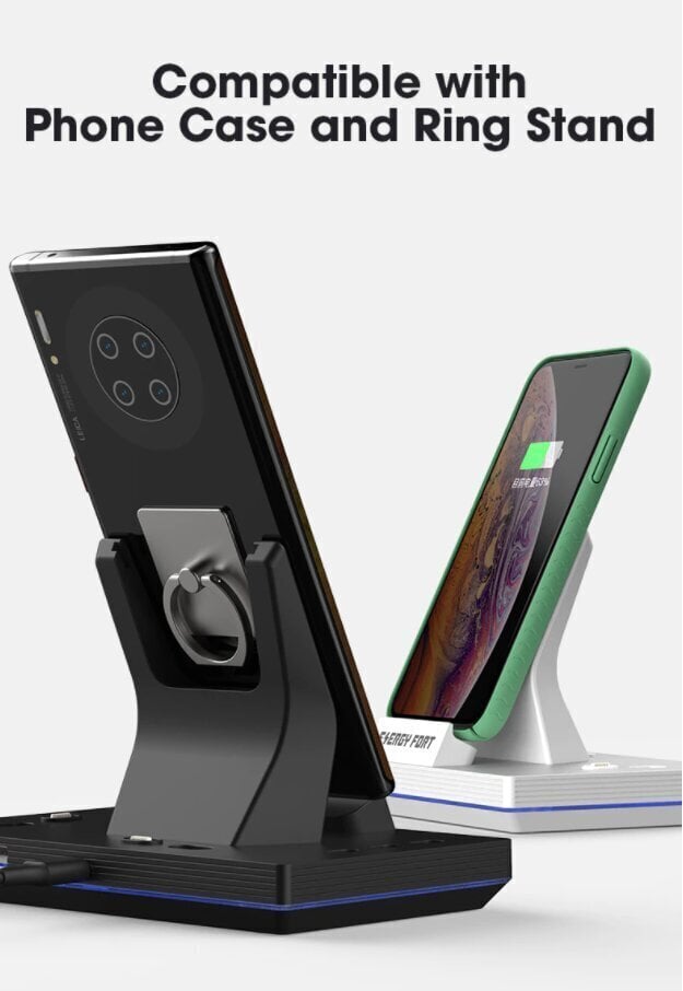 SIKAI ENERGY FORT Magneettinen 3IN1 Iphone, Xiaomi, Huawei ja muut. langaton pikalaturi, pidike hinta ja tiedot | Puhelintelineet | hobbyhall.fi