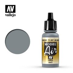 BS Medium Sea Grey 17 ml. Model Air 71307 Vallejo hinta ja tiedot | Taide- ja askartelutarvikkeet | hobbyhall.fi