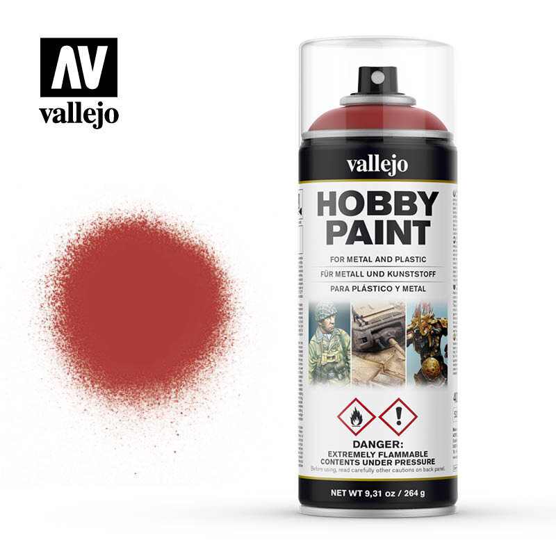 Scarlet Red Primer 400 ml. 28016 Vallejo hinta ja tiedot | Taide- ja askartelutarvikkeet | hobbyhall.fi