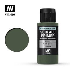 NATO Green Surface Primer 60 ml. 73612 Vallejo hinta ja tiedot | Taide- ja askartelutarvikkeet | hobbyhall.fi