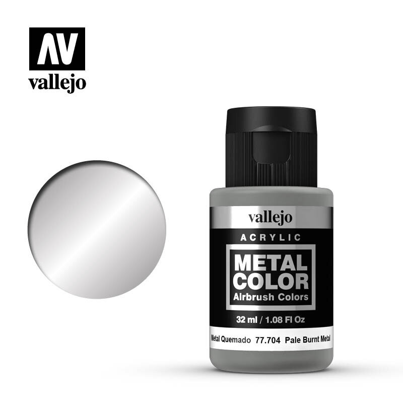 Pale Burnt Metal 32ml. Metal Color 77704 Vallejo hinta ja tiedot | Taide- ja askartelutarvikkeet | hobbyhall.fi