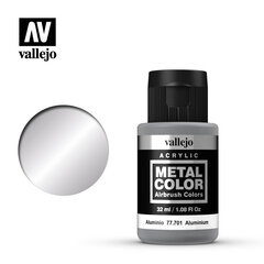 Aluminium 32ml. Metal Color 77701 Vallejo hinta ja tiedot | Taide- ja askartelutarvikkeet | hobbyhall.fi