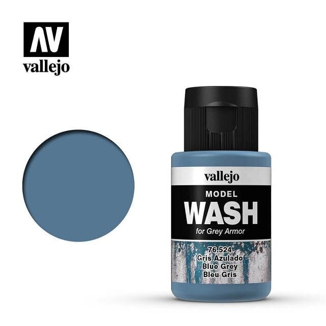 Blue Grey 35 ml. Model Wash 76524 Vallejo hinta ja tiedot | Taide- ja askartelutarvikkeet | hobbyhall.fi