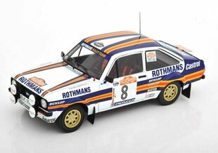 Ford Escort MK2 RS 1800 #8 Rally San Remo 1980 H.Mikkola 1:24 IXO RAL008B hinta ja tiedot | Pienoismallit | hobbyhall.fi