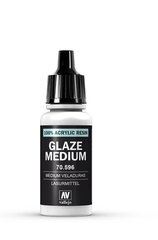 Glaze Medium 17 ml. 70596 Vallejo hinta ja tiedot | Taide- ja askartelutarvikkeet | hobbyhall.fi