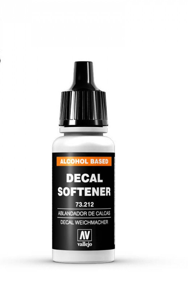 Decal Softener 17 ml. 73212 Vallejo hinta ja tiedot | Koristeet ja tarrat | hobbyhall.fi