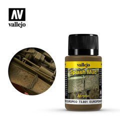 European Splash Mud 40 ml. 73801 Vallejo hinta ja tiedot | Taide- ja askartelutarvikkeet | hobbyhall.fi