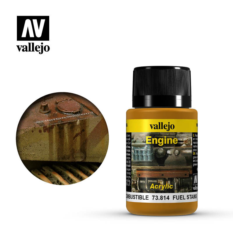 Fuel Stains 40 ml. 73814 Vallejo hinta ja tiedot | Taide- ja askartelutarvikkeet | hobbyhall.fi