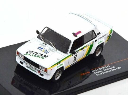 VAZ 2105 Lada VFTS #8 Rallye Valasska Zima 1986 V.Blahna/P.Schovanek 1:43 IXO RAC379B