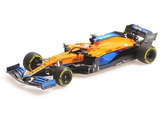 MCLAREN F1 TEAM MCL35M DANIEL RICCIARDO BAHRAIN GP 2021 MINICHAMPS 1:43 hinta ja tiedot | Pienoismallit | hobbyhall.fi