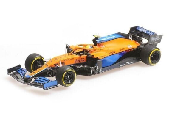 MCLAREN F1 TEAM MCL35M LANDO NORRIS BAHRAIN GP 2021 MINICHAMPS 1:43 hinta ja tiedot | Pienoismallit | hobbyhall.fi