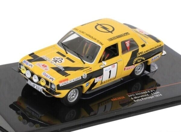 Opel Ascona A #1 Rallye Portugal 1974 A.Warmbold/J.Todt IXO 1:43 RAC383A