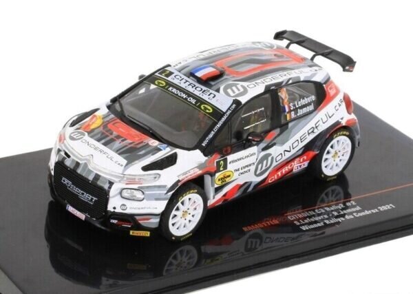 Citroen C3 Rally2 #2 Winner Rallye du Condroz 2021 S.Lefebvre/R.Jamoul IXO 1:43 RAM817