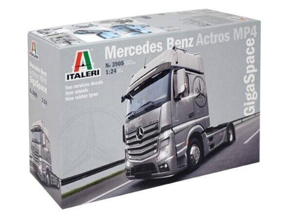 MERCEDES BENZ ACTROS MP4 GIGASPACE ITALERI 1:24 3905 hinta ja tiedot | Pienoismallit | hobbyhall.fi