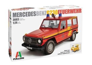 MERCEDES G230 FEUERWEHR ITALERI 1:24 3663 hinta ja tiedot | Pienoismallit | hobbyhall.fi