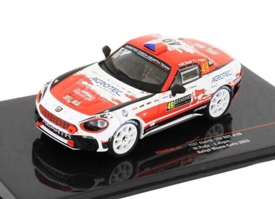 Fiat Abarth 124 RGT #49 Rallye Monte Carlo 2022 M.Rada/J.Jugas IXO 1:43 RAM846