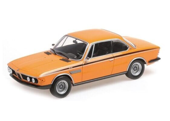BMW 3,0 CSL - 1971 - ORANGE MINICHAMPS 1:18 155028131 hinta ja tiedot | Pienoismallit | hobbyhall.fi