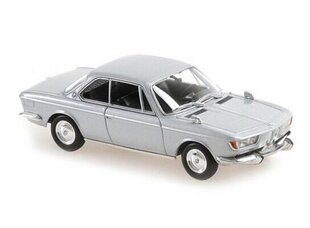 BMW 2000 CS COUPE - 1967 - SILVER MAXICHAMPS 1:43 940025081 hinta ja tiedot | Pienoismallit | hobbyhall.fi