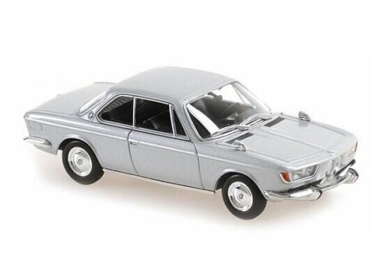 BMW 2000 CS COUPE - 1967 - SILVER MAXICHAMPS 1:43 940025081 hinta ja tiedot | Pienoismallit | hobbyhall.fi