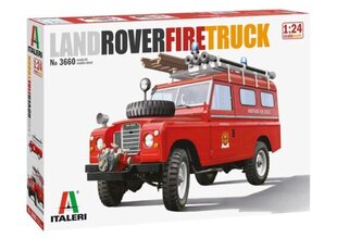 LAND ROVER FIRE TRUCK ITALERI 1:24 3660 hinta ja tiedot | Pienoismallit | hobbyhall.fi