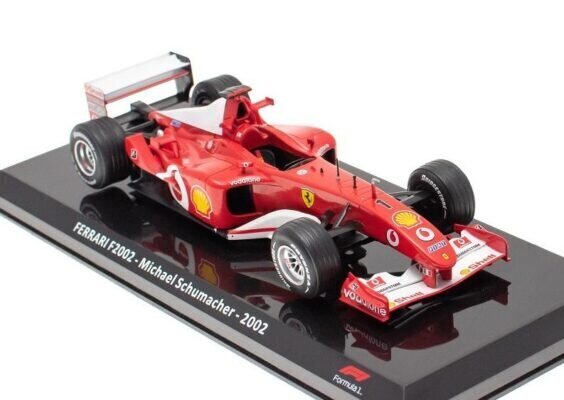 FERRARI F2002 Michael Schumacher - 2002 World Champion HACHETTE 1:24 hinta ja tiedot | Pienoismallit | hobbyhall.fi