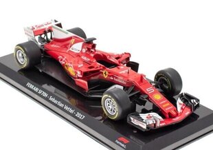 FERRARI SF70H Sebastian Vettel - 2017 HACHETTE 1:24 hinta ja tiedot | Pienoismallit | hobbyhall.fi