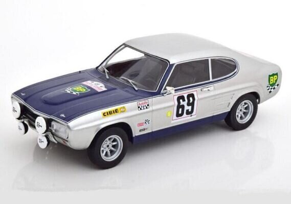 Ford Capri MK1 2600 GT #69 Tour de Corse 1969 J.F.Piot/J.Todt MCG 1:18 MCG18298 hinta ja tiedot | Pienoismallit | hobbyhall.fi