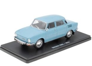 Skoda 100L 1974 Light Blue HACHETTE 1:24 LSA904 hinta ja tiedot | Pienoismallit | hobbyhall.fi