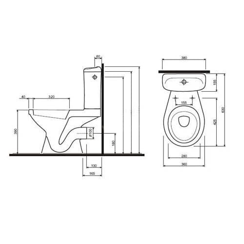 WC-pönttö KOLO Idol hinta ja tiedot | WC-istuimet | hobbyhall.fi