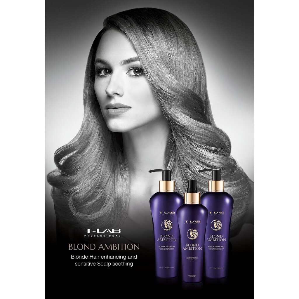 T-LAB Professional Blond Ambition Absolute Elixir 150 ml vaaleille hiuksille hinta ja tiedot | Naamiot, öljyt ja seerumit | hobbyhall.fi