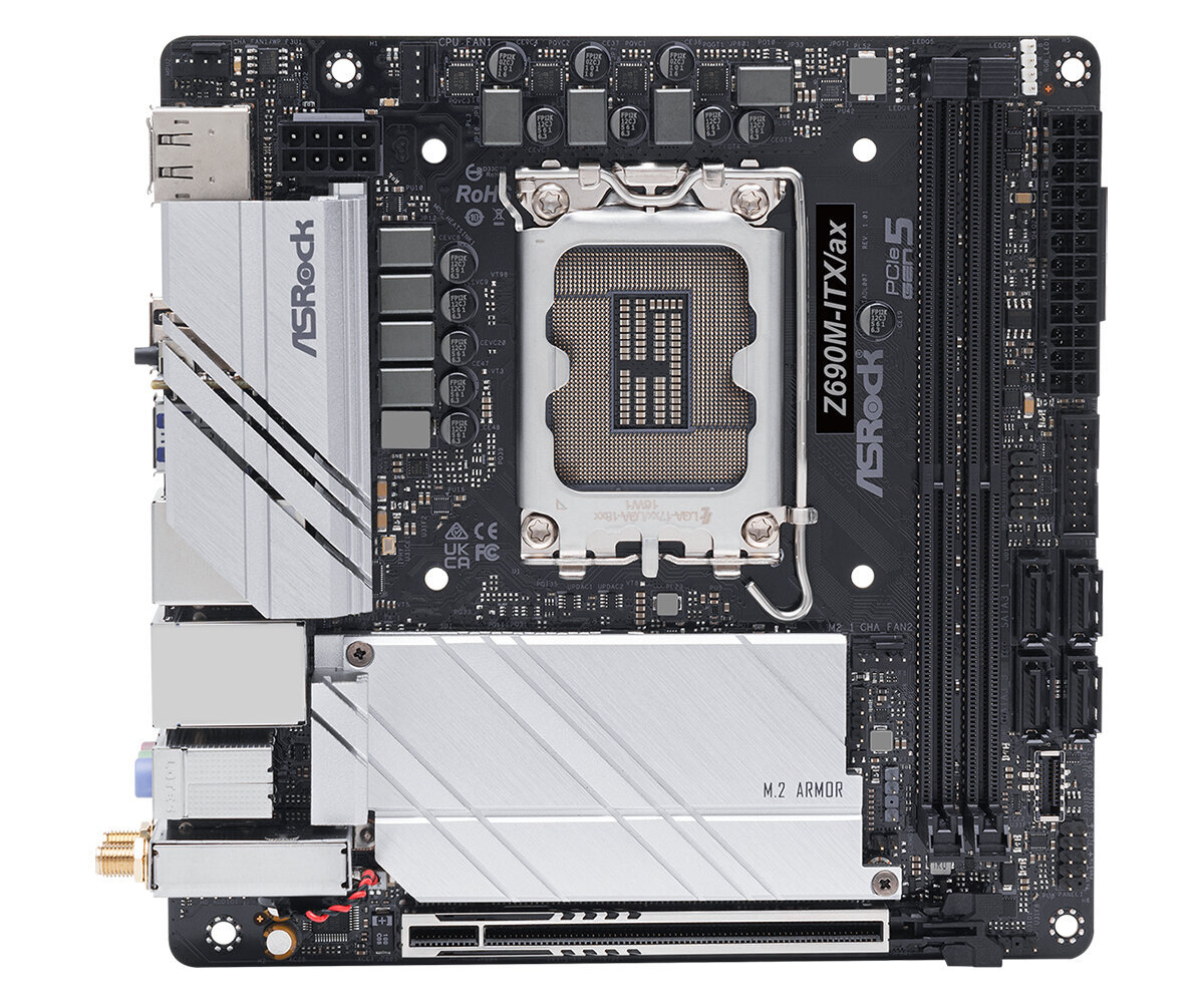 ASRock Z690M-ITX/AX hinta ja tiedot | Prosessorit | hobbyhall.fi