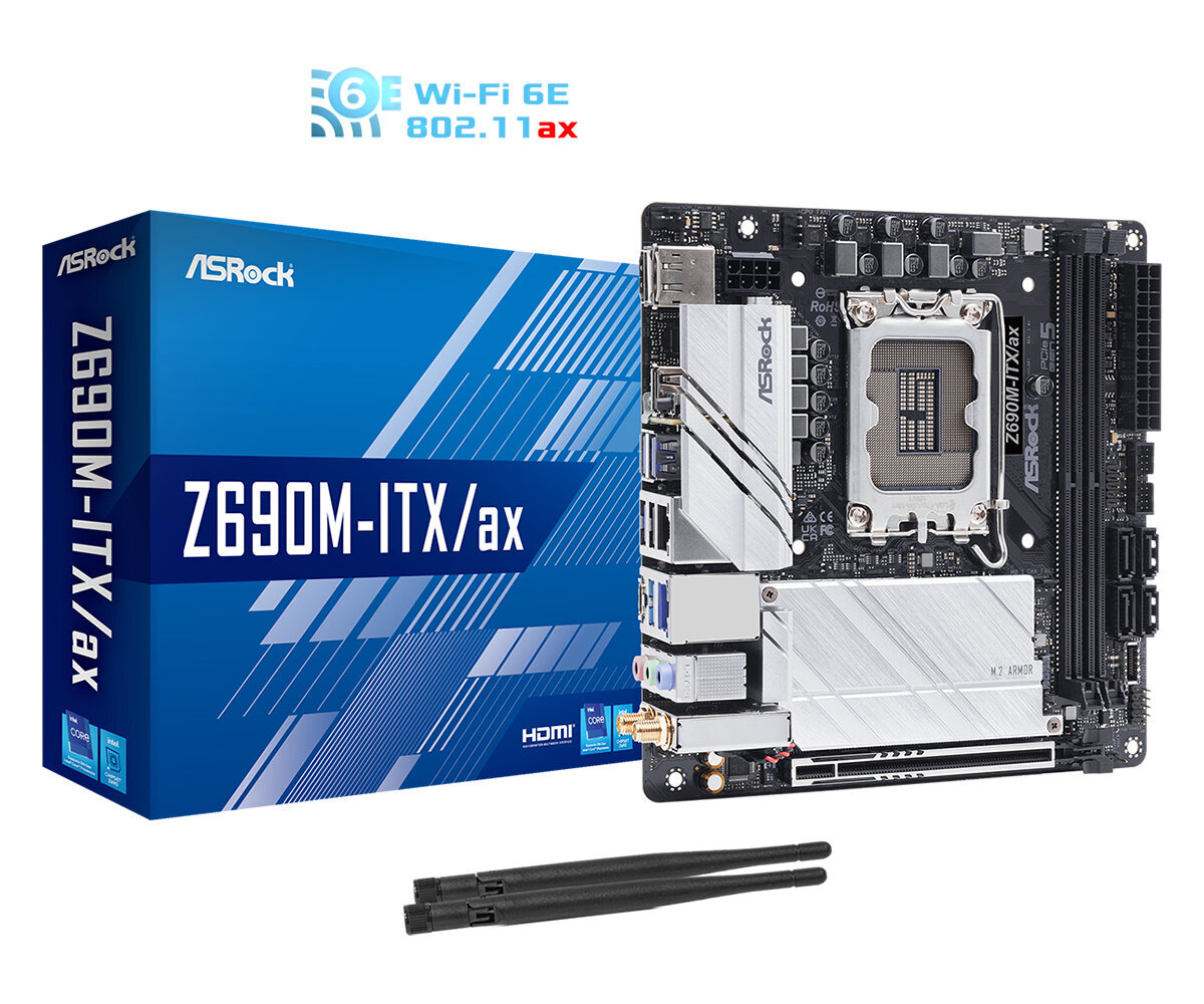 ASRock Z690M-ITX/AX hinta ja tiedot | Prosessorit | hobbyhall.fi