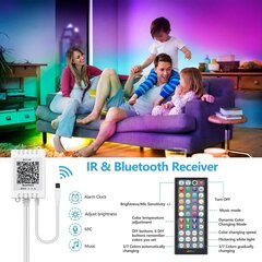 Smart LED-nauha 5050 RGB Bluetooth, 20 m hinta ja tiedot | LED-valonauhat | hobbyhall.fi