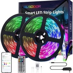 Išmani 5050 RGB LED Juosta 20 m su Bluetooth funkcija hinta ja tiedot | LED-valonauhat | hobbyhall.fi